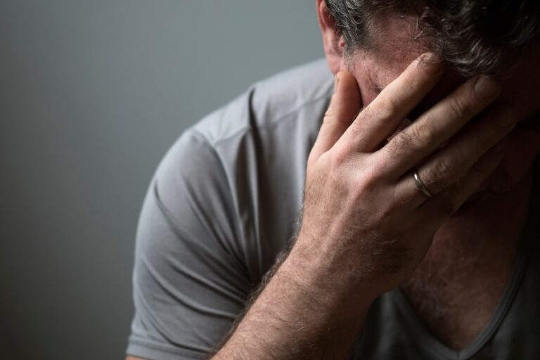 A man struggling with lung problems caused by heroin abuse.