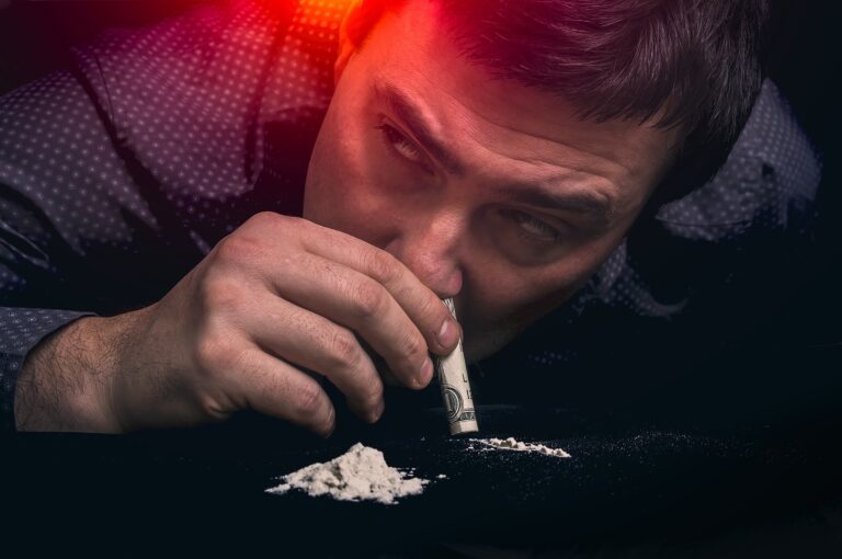 Brain scan showing cocaine brain function loss
