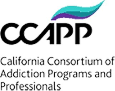 California Consortium of Addiction Programs and Professionals Logo