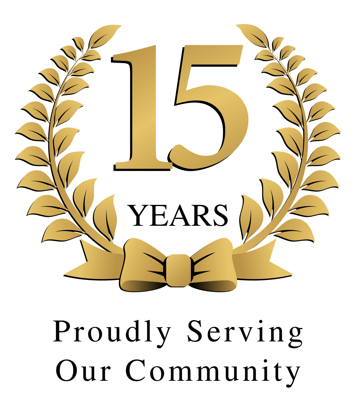 15 Years of Excellence badge