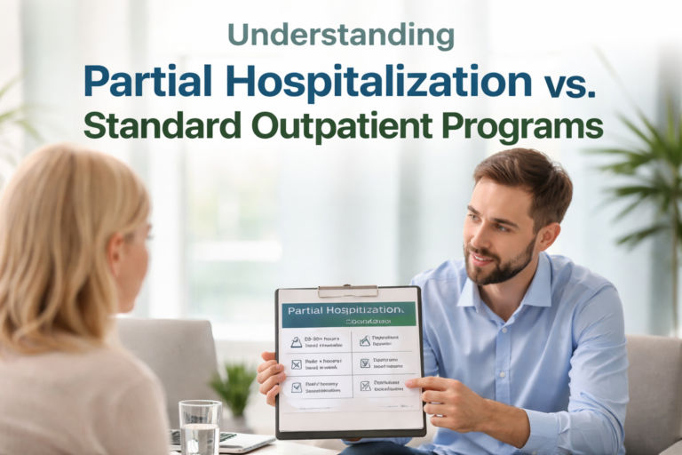 Partial hospitalization vs outpatient programs